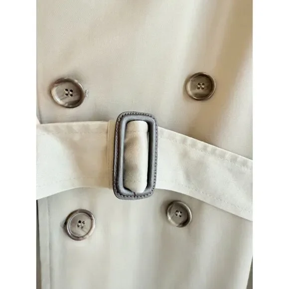 Vintage London Fog Double Breasted Trench Coat with Removable Lining size 46 Reg - Picture 3 of 11